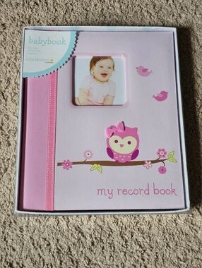 New! My Record Book - Baby Book Keepsake & Album - Little Blossoms by Pearhead